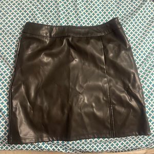 Leather skirt